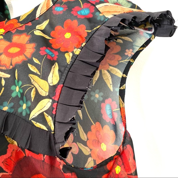 NWT Calvin Rucker Pleated Trim Blouse - Picture 4 of 11